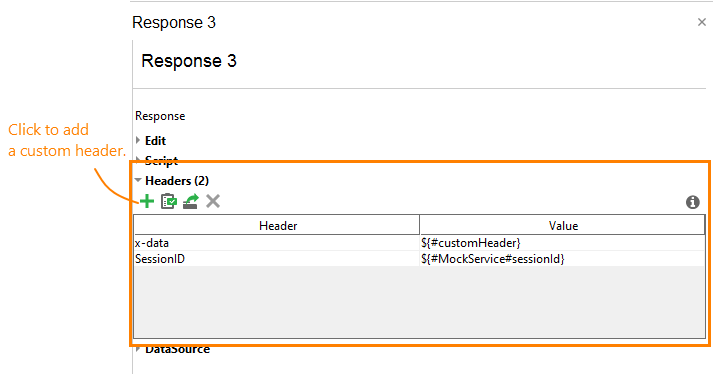 Service virtualization and API testing: Creating custom response headers for virtual services