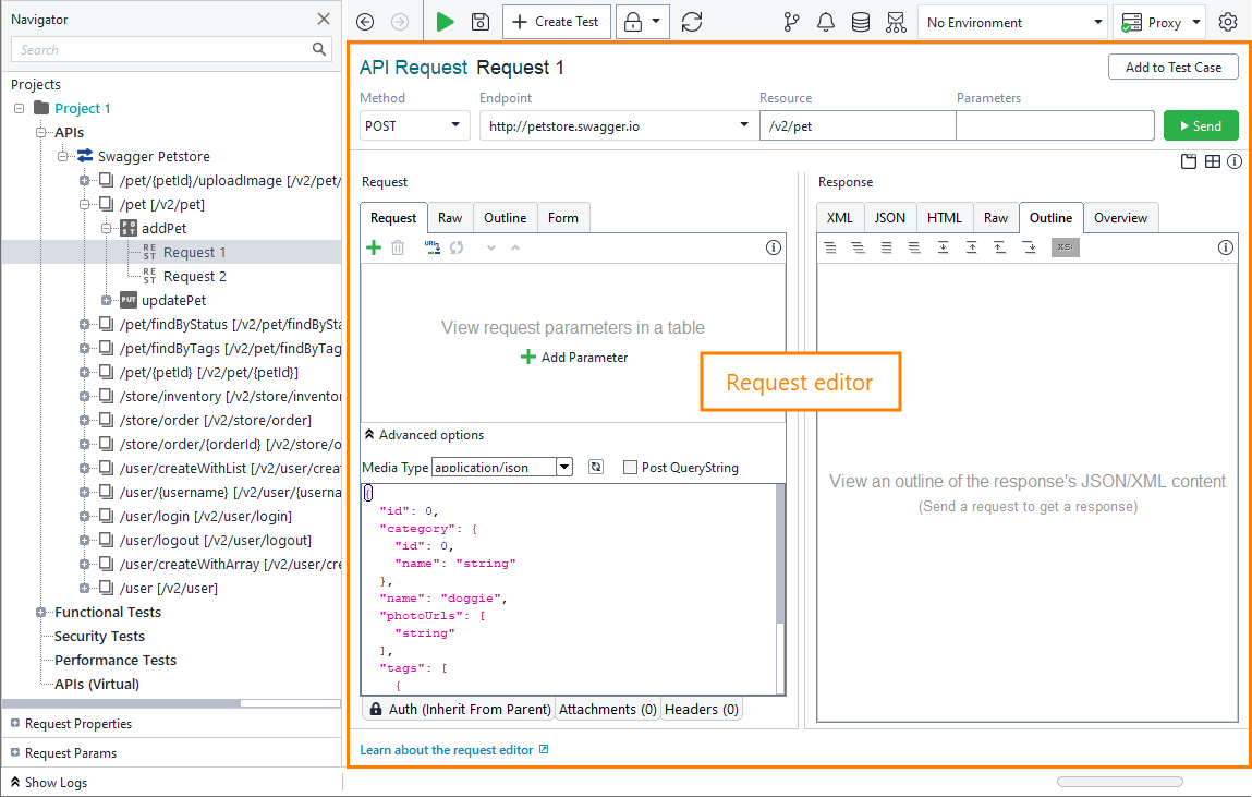 Functional API testing with ReadyAPI: Template requests Functional API testing with ReadyAPI: Template requests
