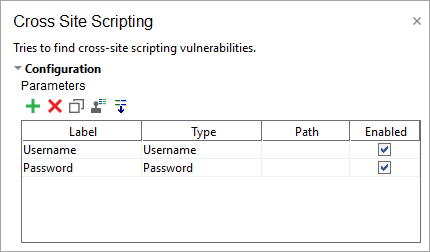 ReadyAPI: Configuring the Cross-site Scripting scan
