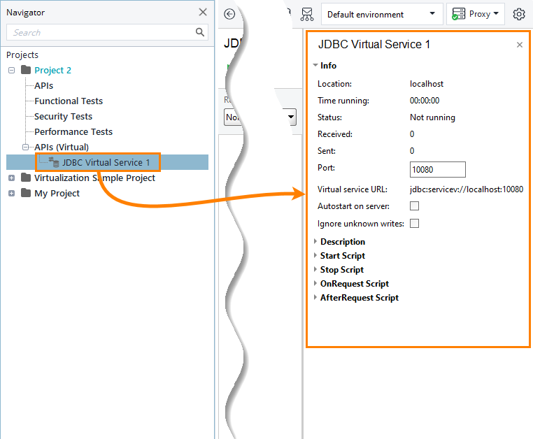 Service virtualization and API tesitng: Properties of a JDBCful virtual service Service virtualization and API tesitng: Properties of a JDBCful virtual service