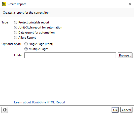 ReadyAPI: Creating the JUnit-style HTML report ReadyAPI: Creating the JUnit-style HTML report