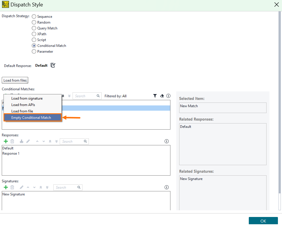 Selecting empty conditional match Selecting empty conditional match