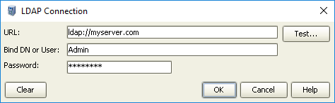 Managing ReadyAPI floating licenses: Specifying LDAP connection