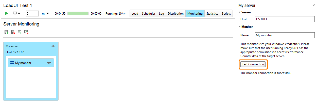 API load testing with ReadyAPI: Test Connection API load testing with ReadyAPI: Test Connection