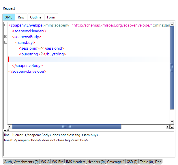 The XML validation failed The XML validation failed