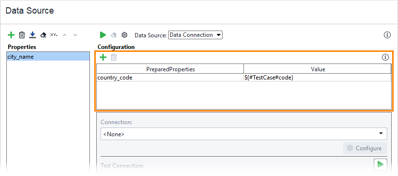 The Prepared Properties editor The Prepared Properties editor