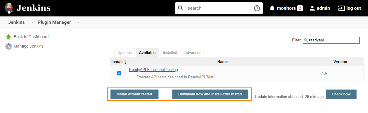Install ReadyAPI Test Pro Functional Testing Plugin Install ReadyAPI Test Pro Functional Testing Plugin