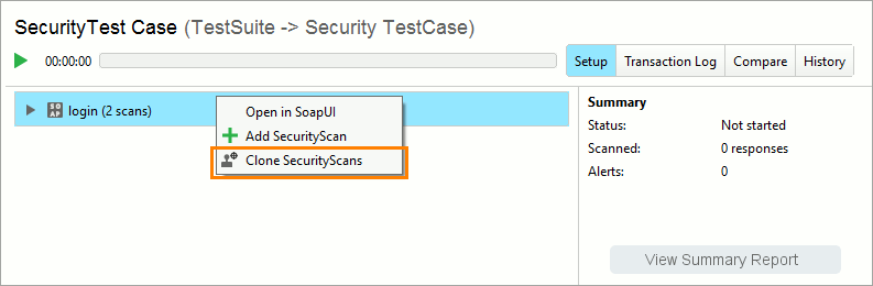 ReadyAPI: Cloning scans ReadyAPI: Cloning scans