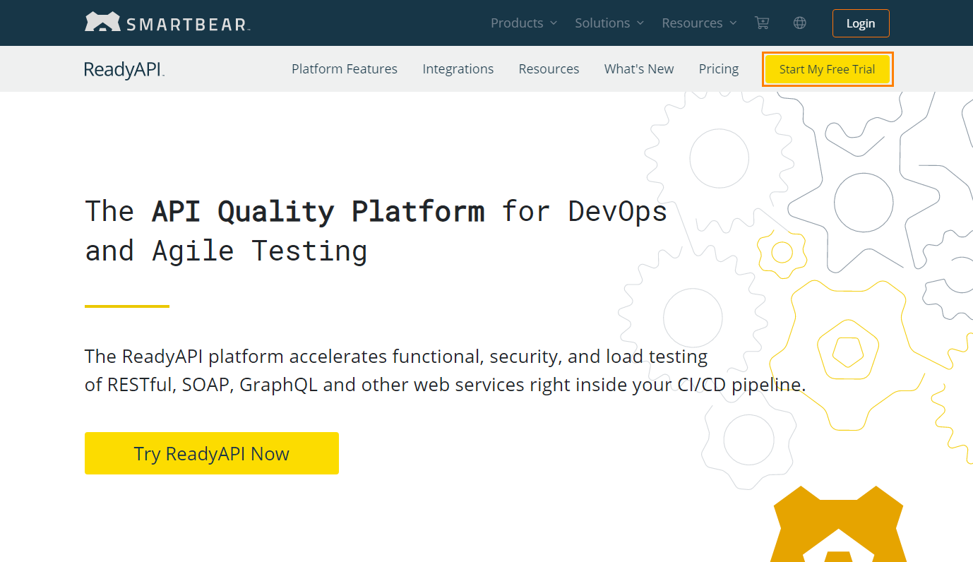 ReadyAPI Licensing: Get trial license