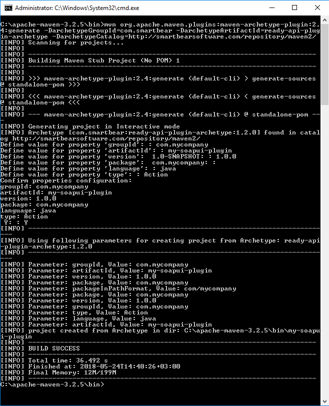 Sample command prompt Sample command prompt