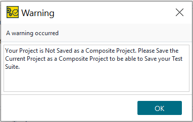 Project Not Saved Project Not Saved