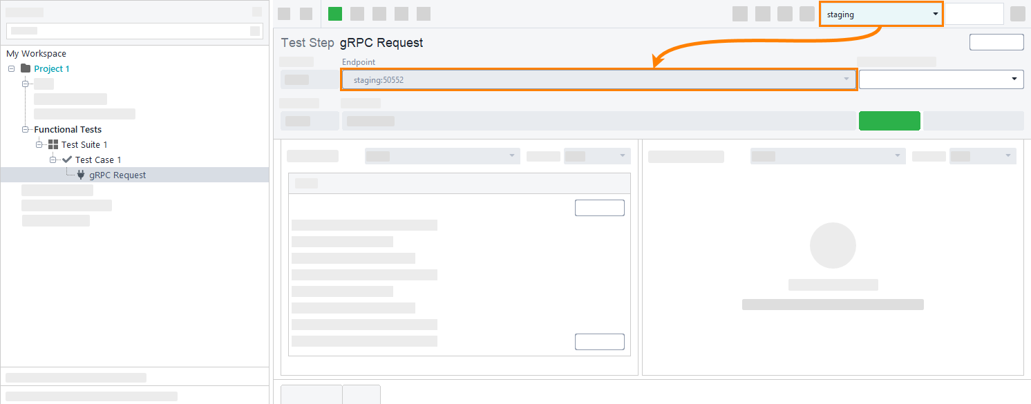 Testing gRPC APIs in ReadyAPI: Set endpoins with environments Testing gRPC APIs in ReadyAPI: Set endpoins with environments