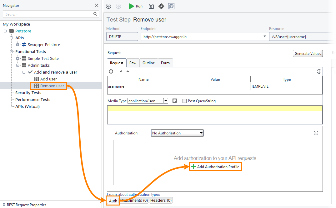 Adding authorization