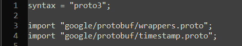 gRPC import statement