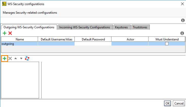 Adding the outgoing entry